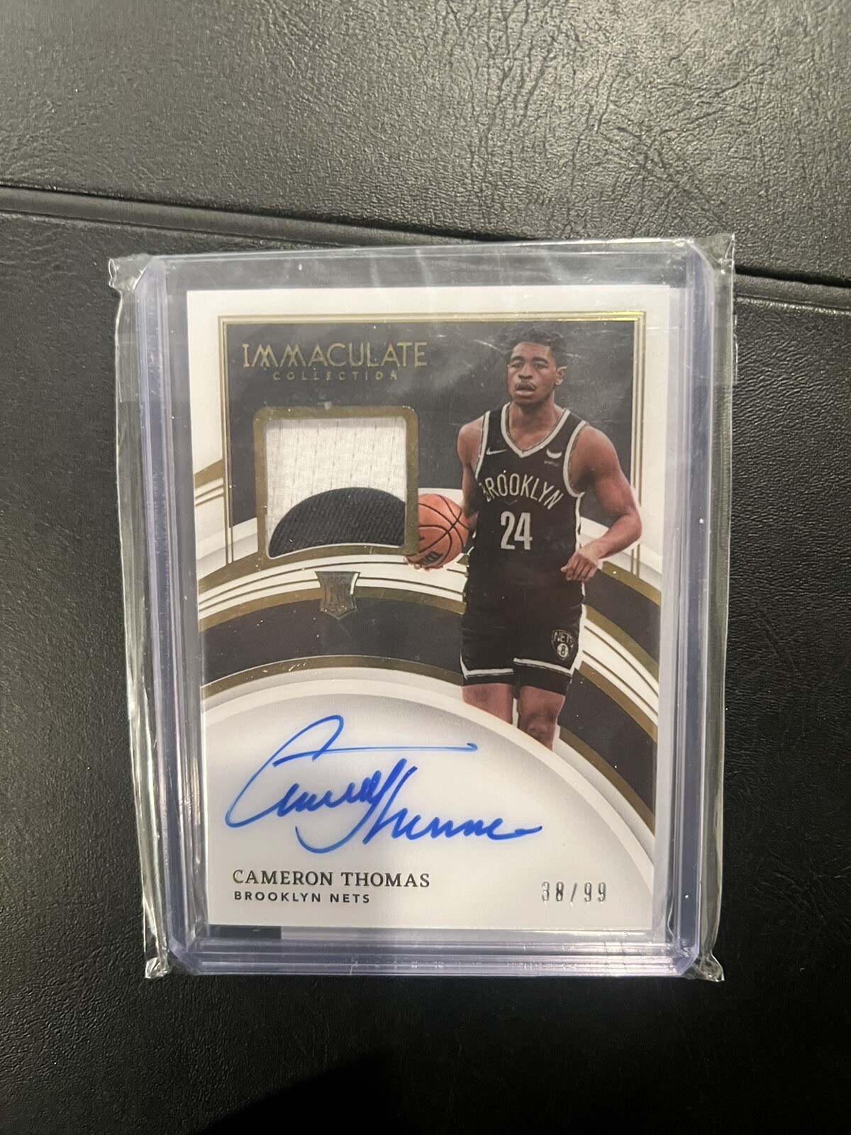 2021-22 Immaculate RC RPA Cameron Thomas SSP /99 2-Color Rookie Auto