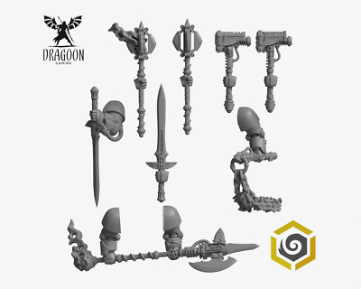 Eternal Pilgrims Termi LH Waffen Set für Sci-Fi Tabletop Wargame Miniaturen