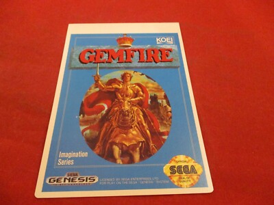 Gemfire Sega Genesis Vidpro Promotional Display Card ONLY 