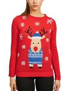 grey christmas jumper womens