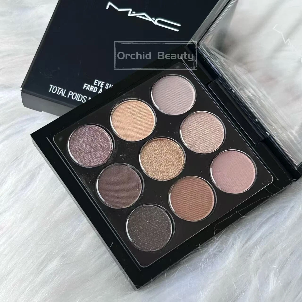 New MAC EyeShadow x 9 Palette~Amber Times Nine~Full size 0.20oz/5.85g~Rare - Image 3 of 4