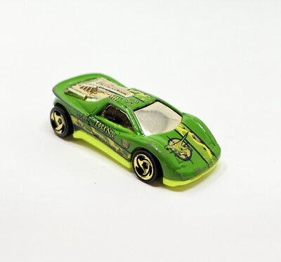 Hot Wheels Speed Blaster Dino Hunt -  1990 | Game Over Series | Green | DieCast