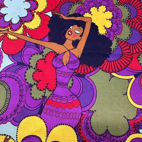 1 Yard Soul Sisters 2015 OOP HTF Alexander Henry Cotton Fabric - Picture 3 of 5