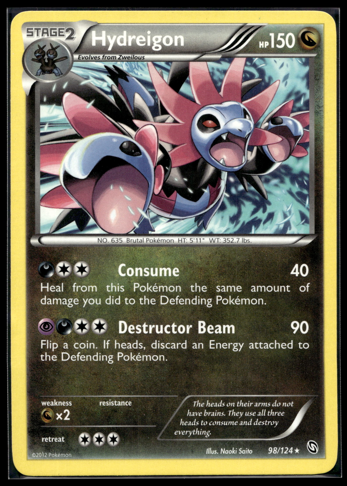 Pokemon Dragons Exalted 98/124 Hydreigon