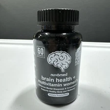 Nuvomed Brain Health + Women’s Multivitamin, 60 Caps Exp 1/2025 *(Free Shipping)