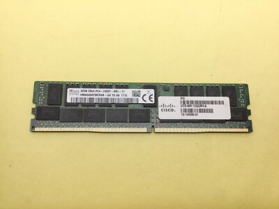 UCS-MR-1X322RV-A CISCO 32GB (1X32GB) 2RX4 PC4-2400T SERVER MEMORY 15-104065-01