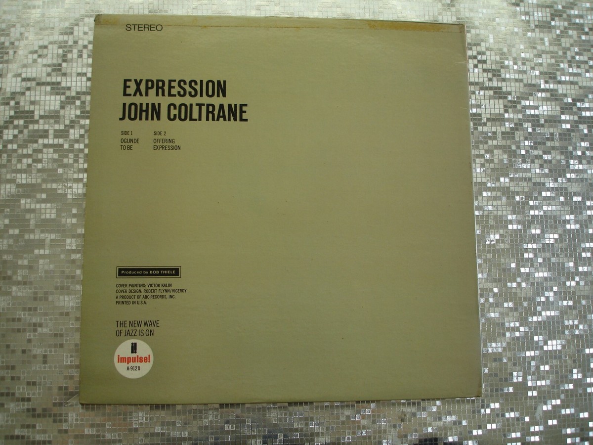 John Coltrane ~ Expression ~ Vintage LP Impulse! – AS-9120