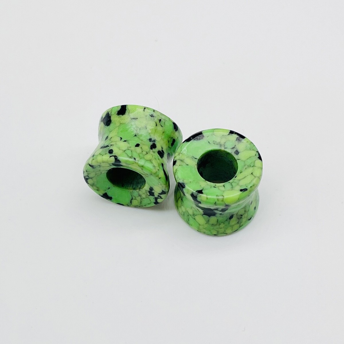 Body Jewelry Yellow Green Turquoise Crystal Naga Body Piercing Ear Gauges  Tunnel