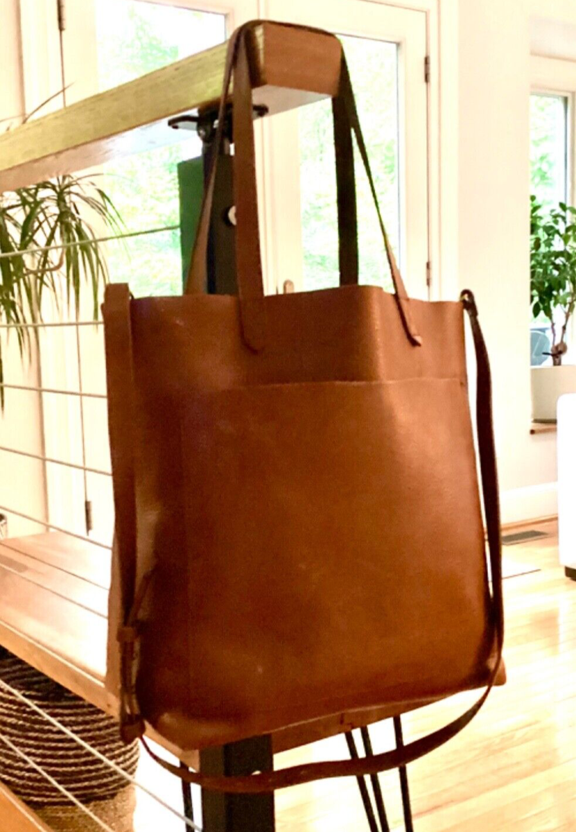 MADEWELL The Medium Transport Tote in English Saddle