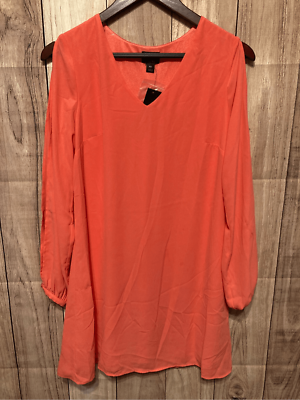 orange long sleeve shift dress jmariecollections "Seraphina" Floral 3D Lace Split Round Button Up Neck Long Sleeve Shift Dress @Dillards for $168