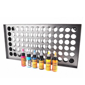 78Hole Tattoo Ink Rack Wall Mount Ink Bottle Rack Display Holder Stand Organizer
