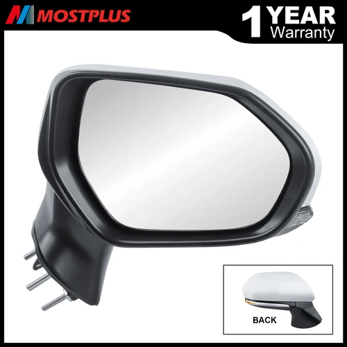 1X Passenger/Right Side Power Heated Mirror & Turn Signal For 18-20 Toyota Camry