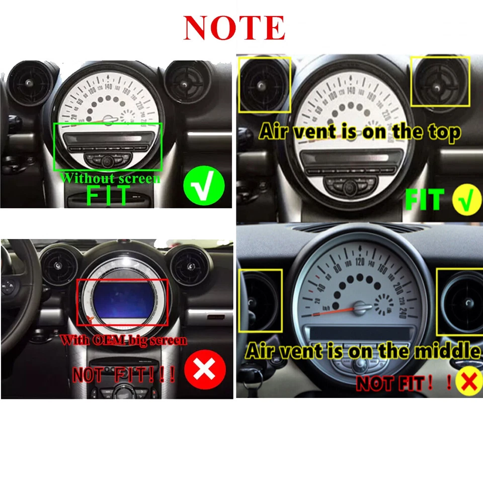 Apple Carplay For Mini Cooper Countryman Paceman Car Radio Stereo Android 13 GPS - Image 3 of 4