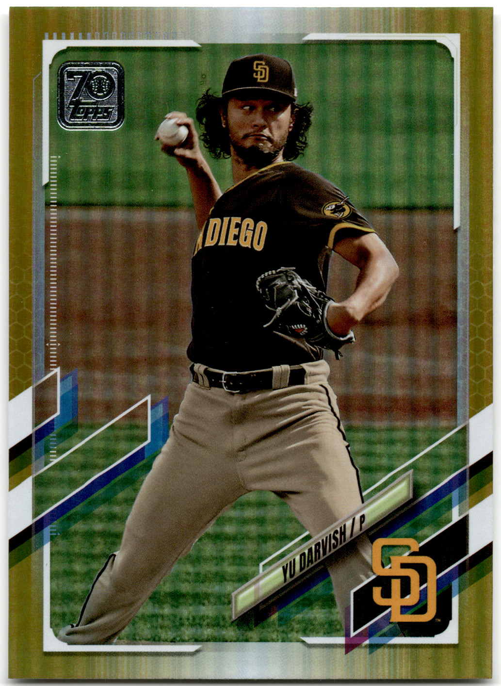 2021 Topps Series 2 Yu Darvish Gold Foil