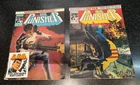 The Punisher Comic #4 5 Vintage Marvel Comics Lot + Free Sticker August 1989