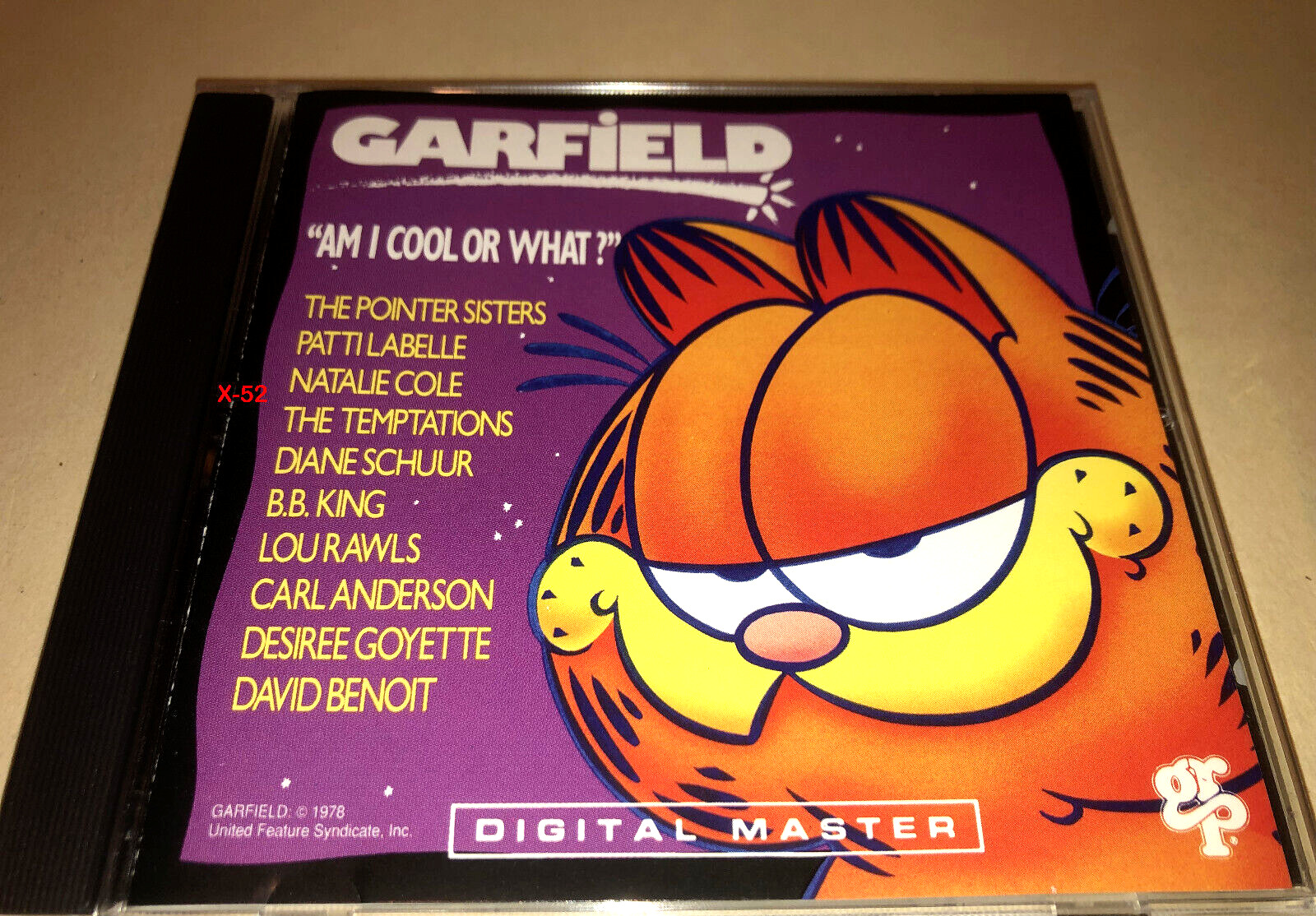Garfield CD Patti LaBelle Pointer Sisters Natalie Cole Temptations Lou Rawls