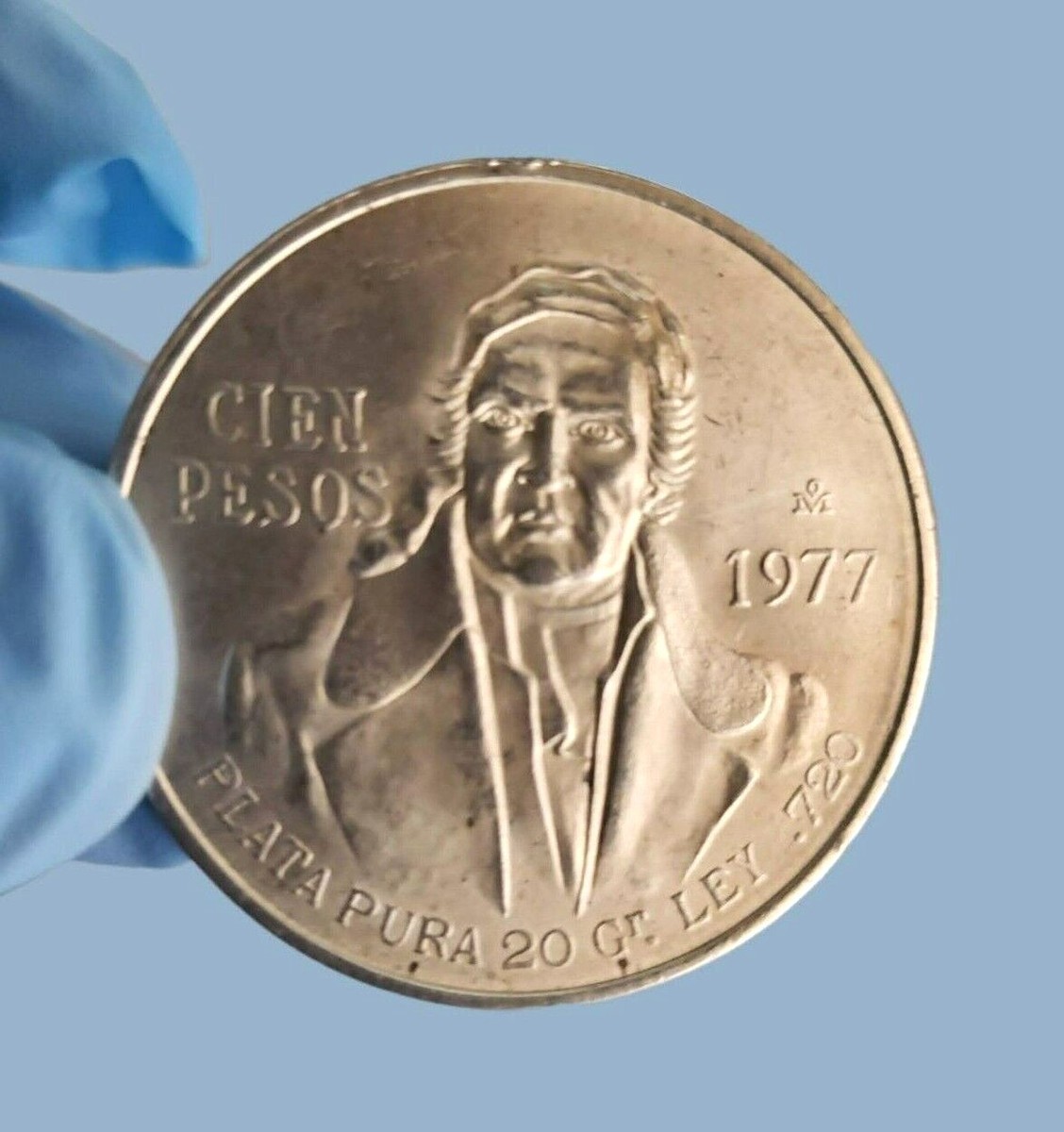 古代貨幣1977 メキシコ シルバー 100 ペソ 古代貨幣1977 メキシコ シルバー 100 ペソ