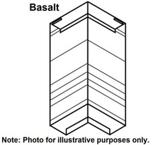 4x Stramit FASCIA BOARD EXTERNAL CORNERS 90-Degree Colorbond BASALT *Aust Brand