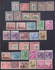 (F311-7) 1939-53 North Borneo mix of 34stamps 1c to 50c (G)