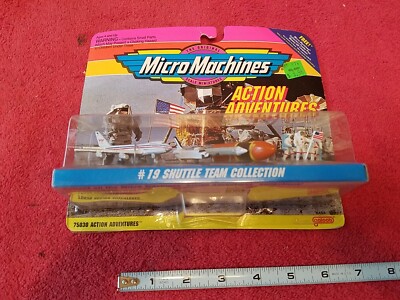 MICROMACHINES GALOOB #19 SHUTTLE TEAM COLLECTION ACTION ADVENTURES