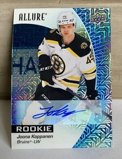 2023-24 Upper Deck Allure /35 Joona Koppanen Blue Line Auto