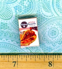 DOLLHOUSE Miniatures size Vintage Pancake Mix Box  # P
