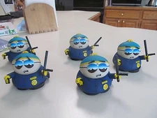 South Park Series 3 Figure Motorcycle Cop Cartman-SQUAD OF CARTMANS!!!!