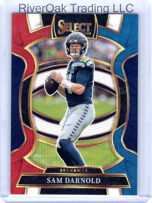 2025 Panini Select - Sam Darnold Tri-Color Prizm #/399 #13 Seattle Seahawks