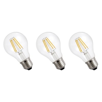 Spectrum E27 LED-Lampe A60 8,5W 110lm 2700K warmweiß 3 Stück