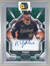 Nick Yorke 2025 Topps Tier One #BOA-NY Green Foil Break Out RC Rookie Auto /49