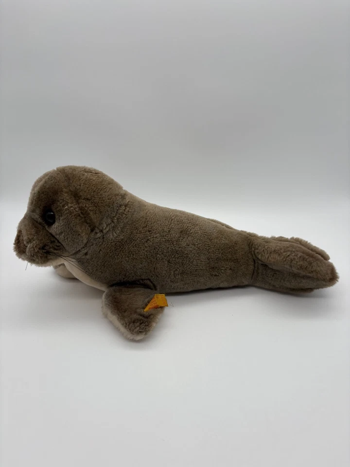 Steiff Robbe Seehund grau ROBBY 5375/30 Plüschtier Kuscheltier, ca. 33cm - Bild 2 von 4