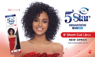 HARLEM 125 5 STAR INDIAN REMI NEW OPRAH 3PCS 8''