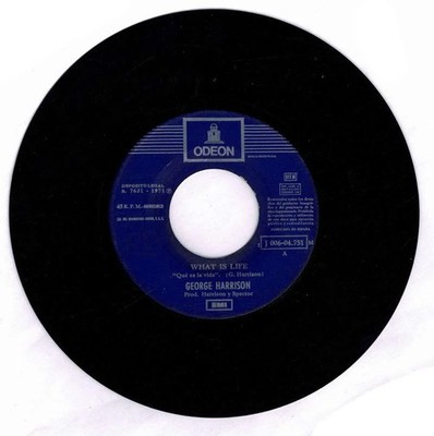 George Harrison - Apple Scruffs. Single (sólo vinilo)