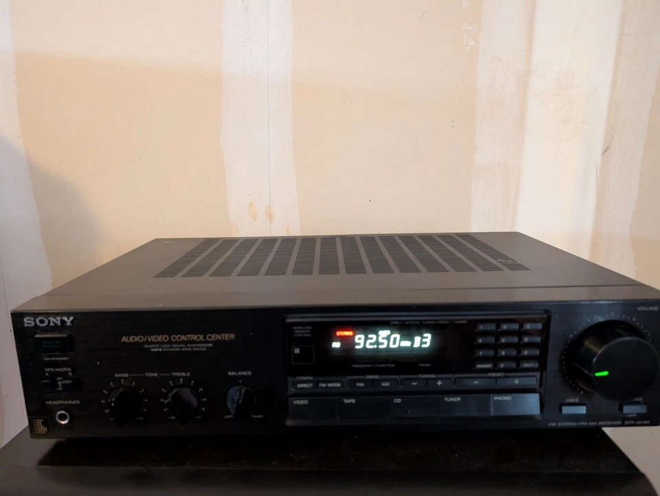 Sony STR-AV310 FM/AM Stereo Reciever Tested, With Remote/Cords Bundle  - Image 2 of 4