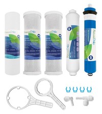 NSF Certified 5 Stage Reverse Osmosis RO Water Filters Replacement Set 100 GP...