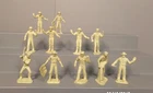 Marx Construction Set 54 mm Figures Original