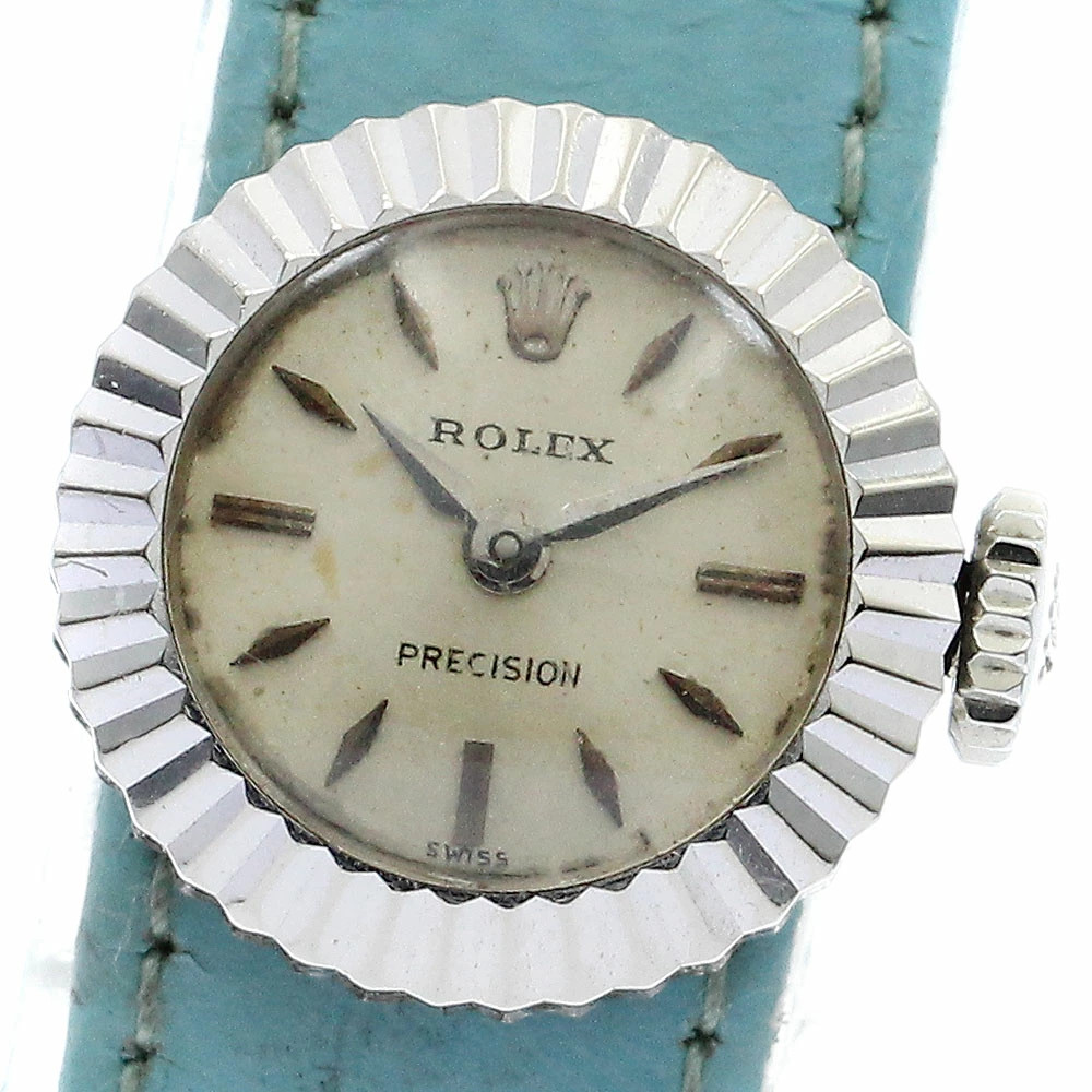 Rolex 8788 Precision 18K White Gold Caliber 282 Manual Winding