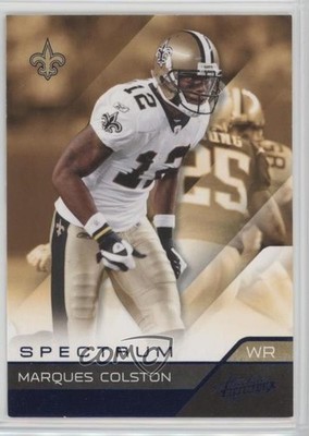 2011 Panini Absolute Memorabilia Spectrum Blue 5/100 Marques Colston #61 0t2