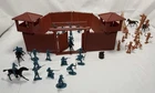 Marx Fort Apache Vintage Playset Figures Structure Horses