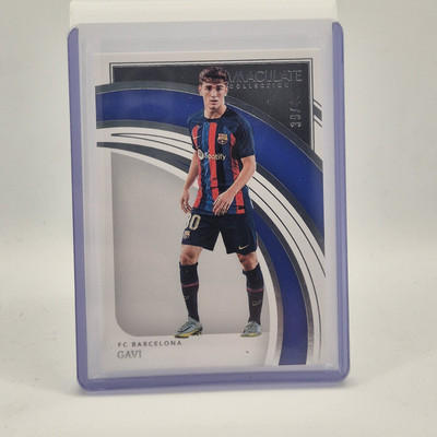 Panini 2022-23 Immaculate Collection Gavi Silver #72 Barcelona 39/49