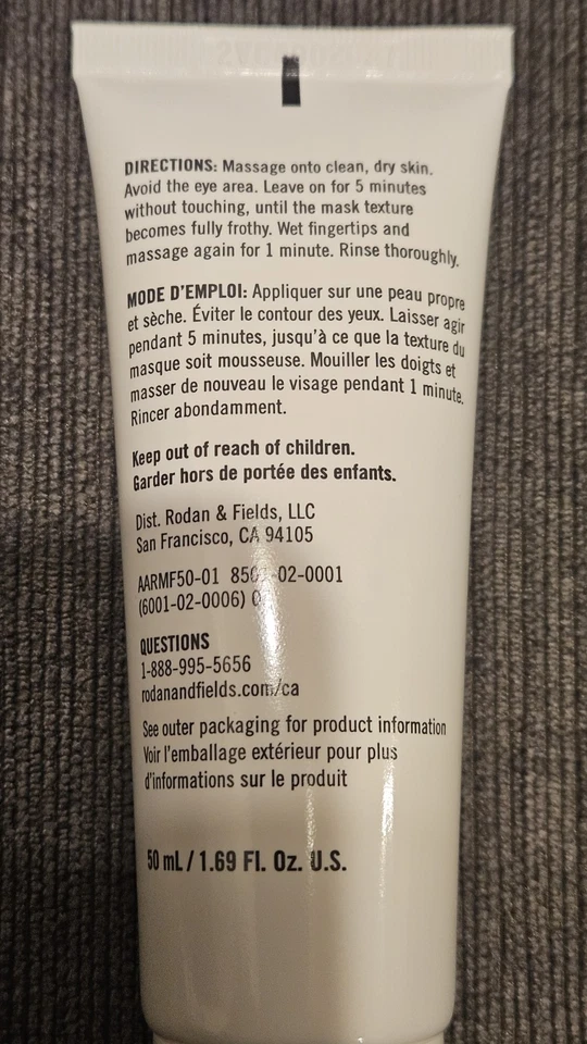 Rodan and Fields Redefine Rejuvenation Mask 1.69 oz New Sealed - Image 4 of 4