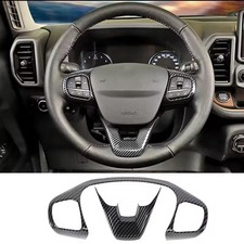 Ford Bronco Sport Carbon Fibre Steering Wheel Trim Cover