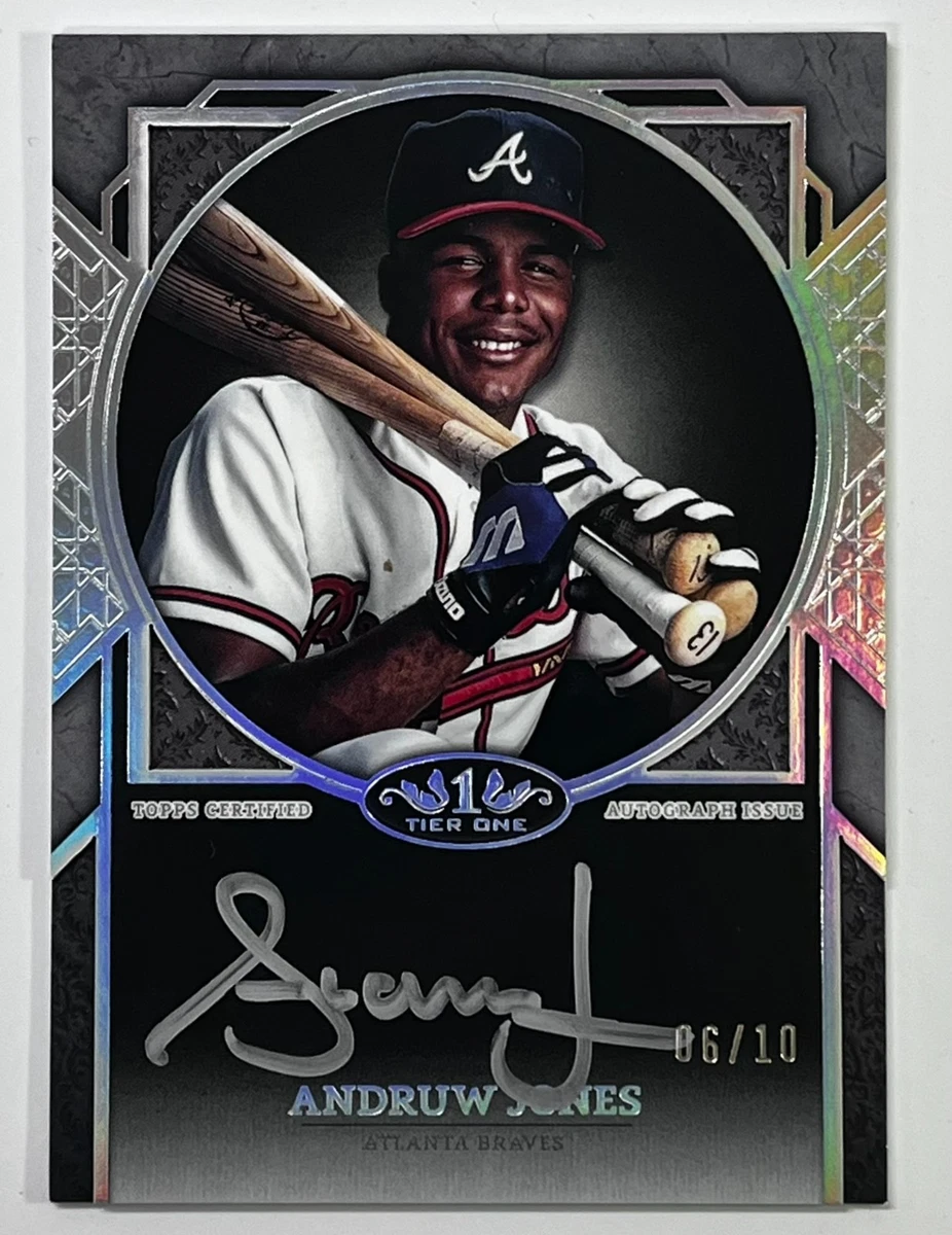 Andruw Jones Baseball Autographed Sports Trading Cards
