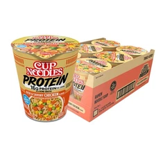 Nissin Cup Noodles Protein Ramen, Chicken Flavor with 2.54 Ounce (Pack of 6) 