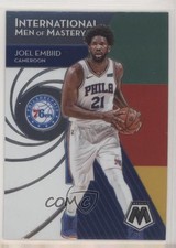 2019-20 Panini Mosaic International Men of Mastery Joel Embiid #1 02v3
