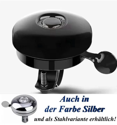 MARKENLOS Premium Fahrradglocke aus Metall Laut Fahrradklingel Klingel RingRing Glocke
