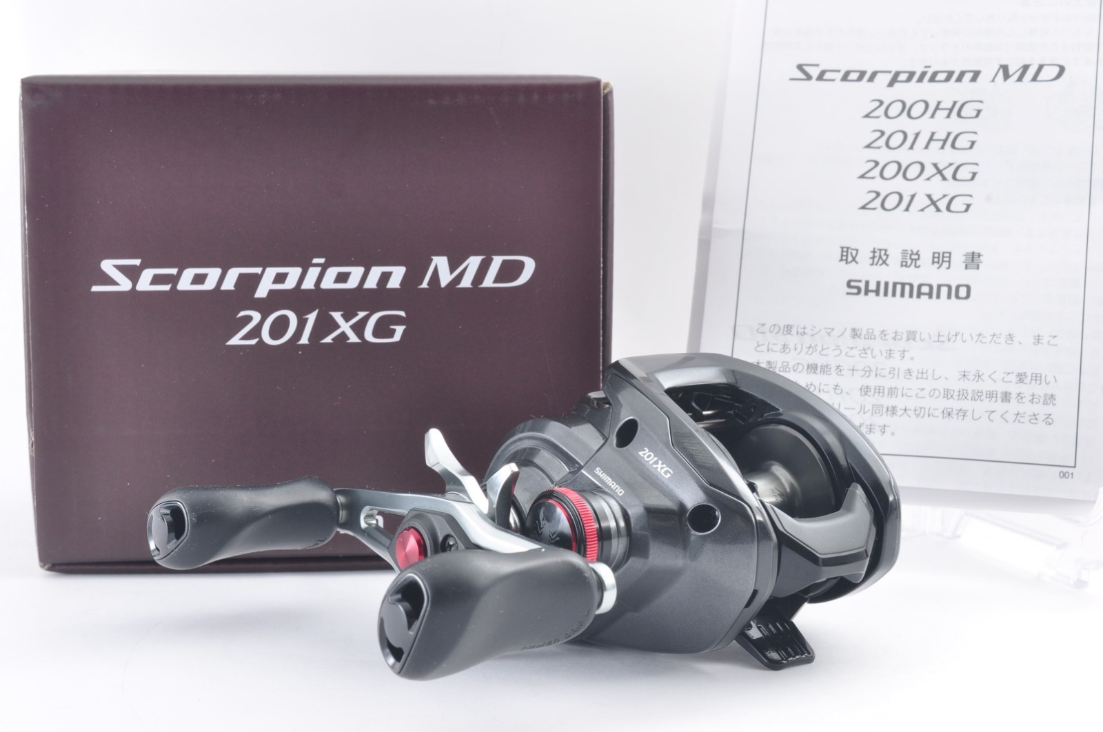 Shimano 24 Scorpion MD 201XG Left Baitcasting Reel from Japa