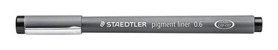 Pigment Liner 308 Black 0.6 mm 10 PCS Fine Tip Drawing Sketching Pen