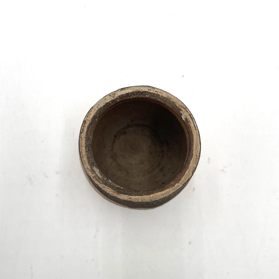 Ancient Pottery Jarlet Hand made two-tone Cambodian Angkor/Khmer Period pottery - Image 3 of 4