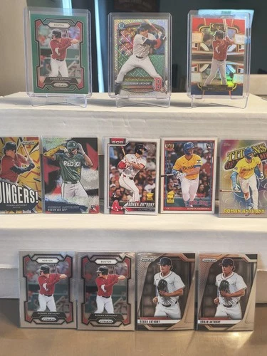 ⚾ ROMAN ANTHONY 12 Card Lot RC's & Prospects Bowman Mega, Topps, Select, & Prizm